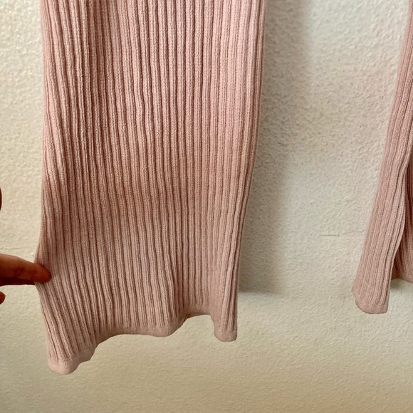 Zara Ribbed Flare Pants Medium BNWT - Picture 4 of 6